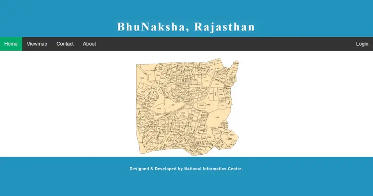 भू-नक्शा राजस्थान